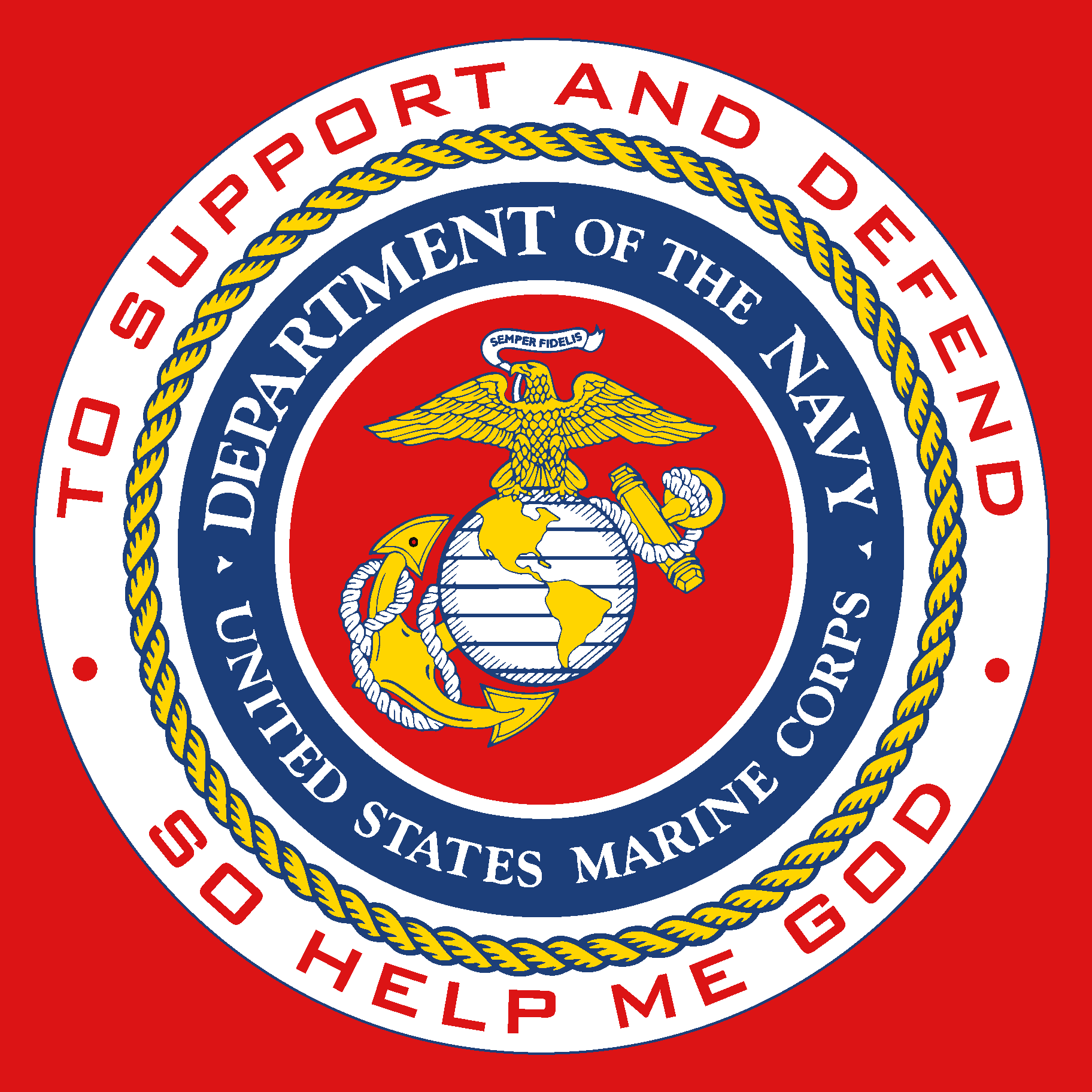 Department Of The Navy   U.S. Marine Corps Logo Vector Logo